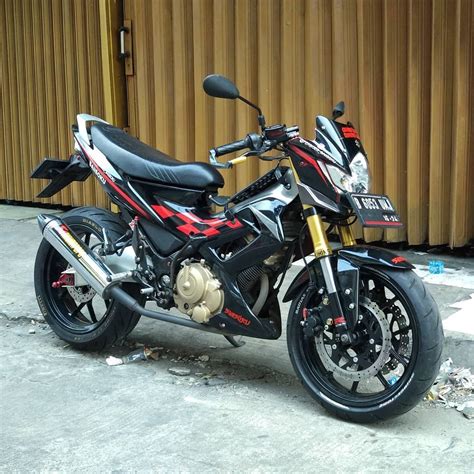 Modifikasi Satria Fu Warna Hitam Polos, Original, Doff, Metalik Dll