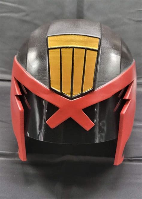 Cosplay Judge Dredd Helmet Wearable Soda City 3d Art And Cosplay