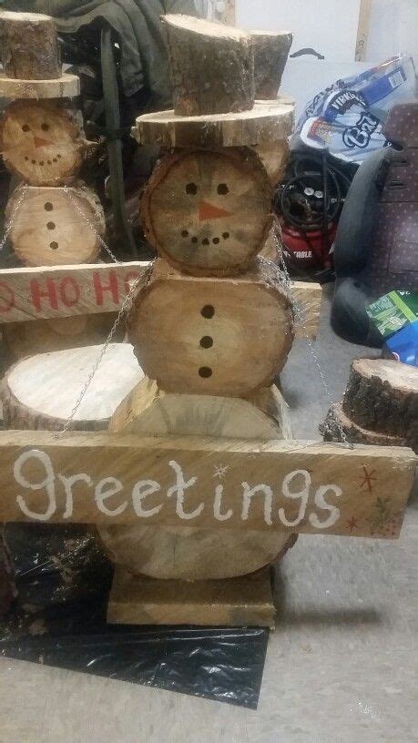 From $34.95 ex vat $35.65 inc vat. Log snowman | Xmas crafts, Christmas decorations, Log snowman