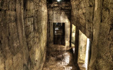Old Homes With Secret Passages Mysterious Passageway At Bayon Temple
