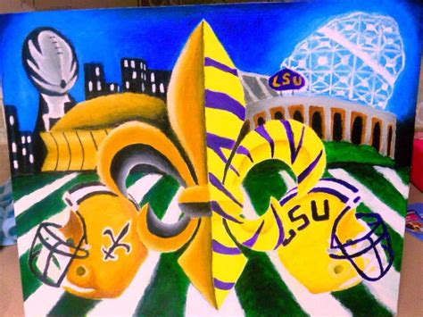 Lsu Painting At Explore Collection Of Lsu Painting