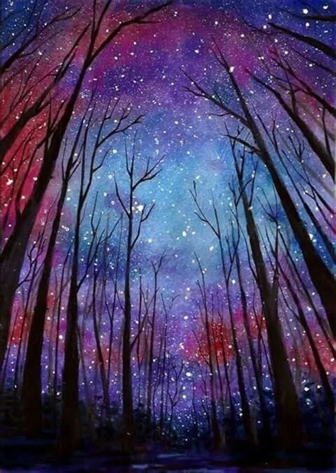 Pin By Jaime Antonio On Fine Art Prints Galaxy Painting Beginner