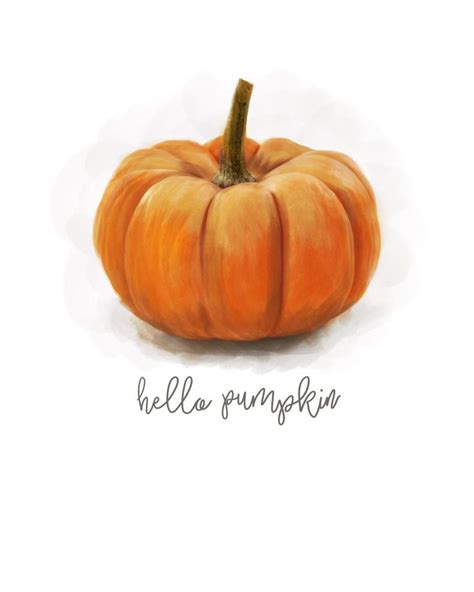 Free Hello Pumpkin Printable Pumpkin Printable Pumpkin Drawing