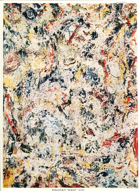 Scent Jackson Pollock American Painting Antique Vintage
