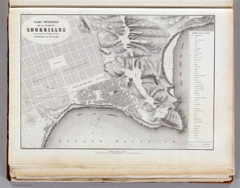 Plano Topografico Ciudad De Chorrillos David Rumsey Historical Map