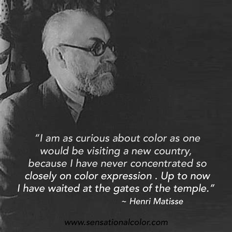 Quotes About Color By Henri Matisse Sensational Color Color Quotes