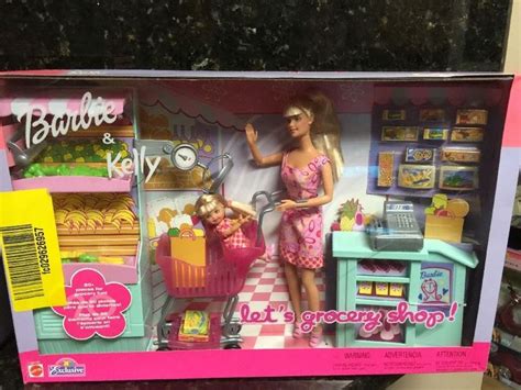 Barbie And Kelly Grocery Supermarket And Lots Of Food Mart Mattel New