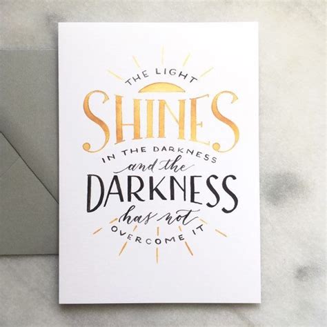 Write your own message on one of our blank cards or choose a preprinted verse. Light Shines Encouragement Card | Encouragement cards, Greeting card art, Cards