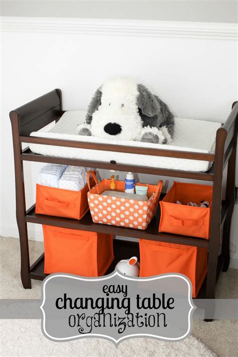 I Love You More Than Carrots: Changing Table Organization & Must-Haves!