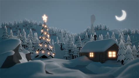 Cozy Winter Cabin 2560x1440 Wallpapers