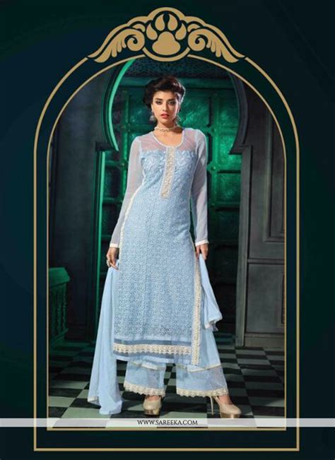 Lustrous Resham Work Designer Suit