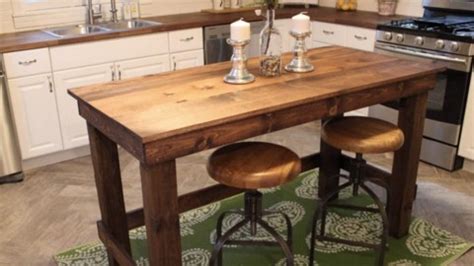 Not only does this kitchen island provide ample additional space, but it adds a bit of charm that is sure to complement your kitchen as well as it does hers. $20 To Add An AWESOME Island To Your Kitchen Is Unbelievable!
