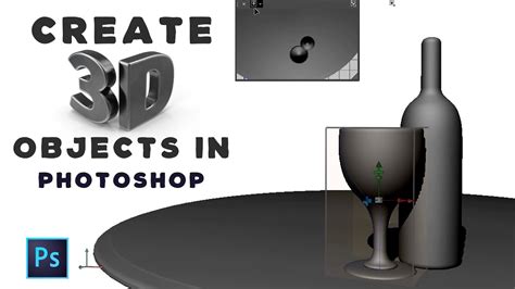 create 3d objects in photoshop convert 2d to 3d in photoshop 3d modeling in photoshop youtube