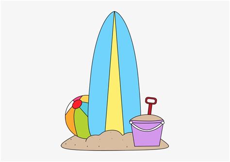 Beach clipart summer clipart splish splash boarder designs locker decorations shape templates shark party party activities. Surfboard And Beach Toys - Kids Summer Clipart Transparent ...