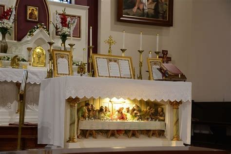 The Altar Set Up For The Latin Mass Picture Of St John