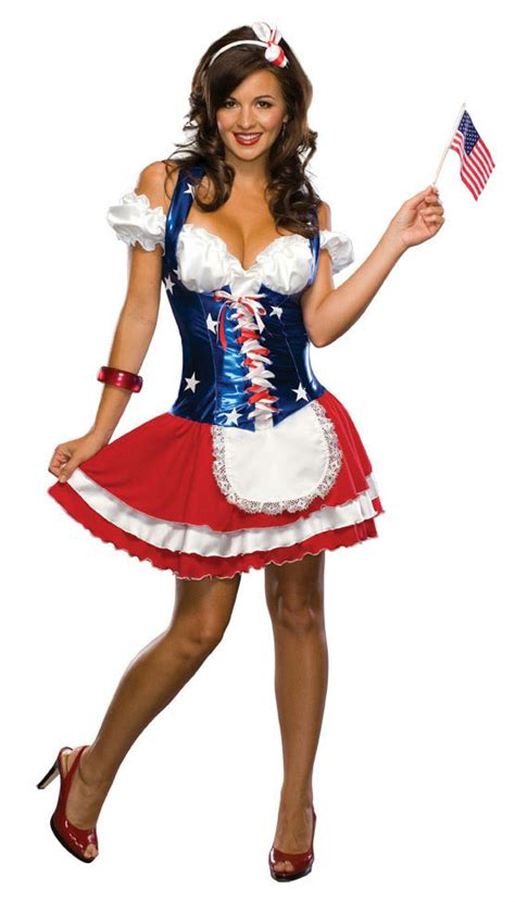 Sexy 4th Of July Firecracker Adult Patriotic Womens Costume Size Xs 0