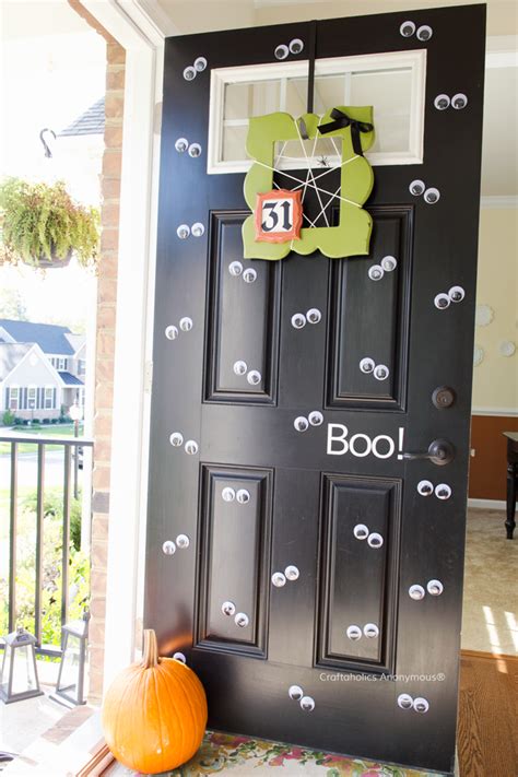 12 Halloween Diy Door Decor Ideas