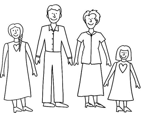 .she's a woman with two kids? Joint Family, : Simple Joint Family Coloring Pages ...