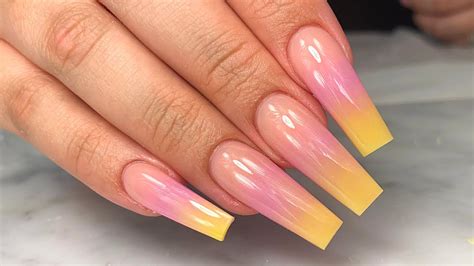 How To Double Ombre Nails For Beginners Youtube