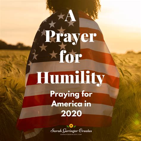 A Prayer For Humility Sarah Geringer