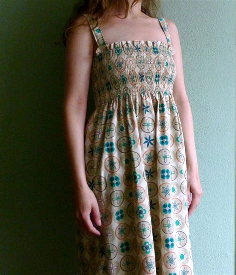 Where The Orchids Grow Shirred Sundress Tutorial