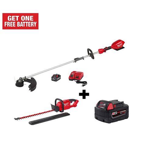 Milwaukee M Fuel Quik Lok Volt Lithium Ion Brushless Cordless String Trimmer Ah Kit With