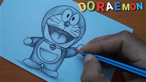 Cara Menggambar Kartun Doraemon Dengan Mudah Youtube