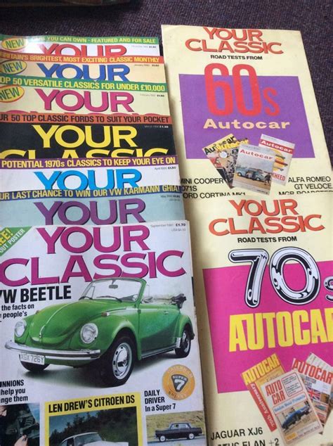 Huge Collection Classic And Vintage Car Magazines In Beighton South