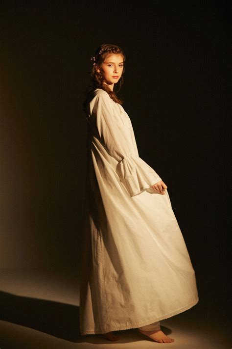 Victorian Nightgown 100 Cotton For Women Vintage Costumes Slip Sleepw