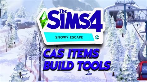Sims 4 Snowy Escape Cas Showcase In Depth Look At Split Level Tool