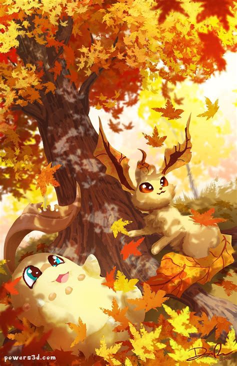 Pokemon Autumn Wallpapers Top Free Pokemon Autumn Backgrounds