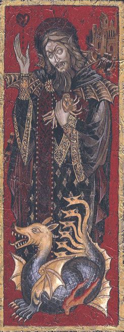 Vlad Dracula Iconography In The Byzantine Style Paintingunknown Artist