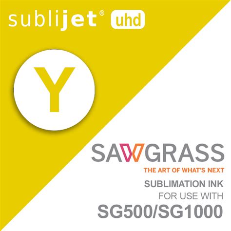 Sawgrass SubliJet-UHD SG500/SG1000 Sublimation Yellow Ink Cartridges 31 ...