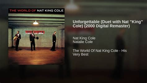 Unforgettable Duet With Nat King Cole 2000 Digital Remaster Youtube