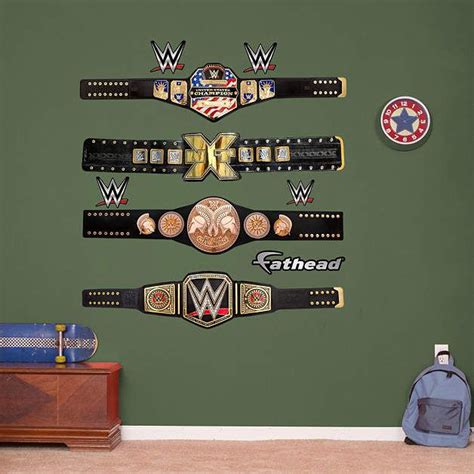 Wwe Title Belts Collection Wwe Wrestling Wwe Bedroom Bedroom