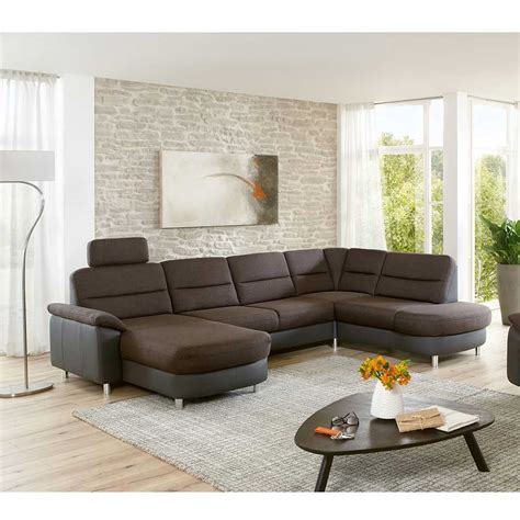Das braune sofa aus leder oder kunstleder gilt als klares bekenntnis zum anspruchsvollen variiere ganz einfach gekonnt in zwischen hellbraun, über haselnussbraun bis dunkelbraun. Couchlandschaft in Braun Grau Schlaffunktion Jetzt ...