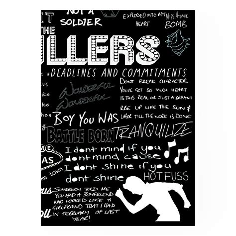 The Killers Black Wes Doodle