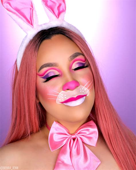 Easter Bunny Makeup Look DEBRA JENN On IG In 2021 Bunny Makeup