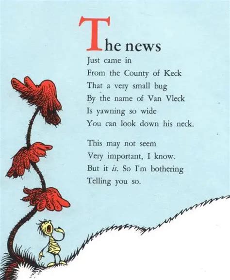 Dr Seuss Short Poems