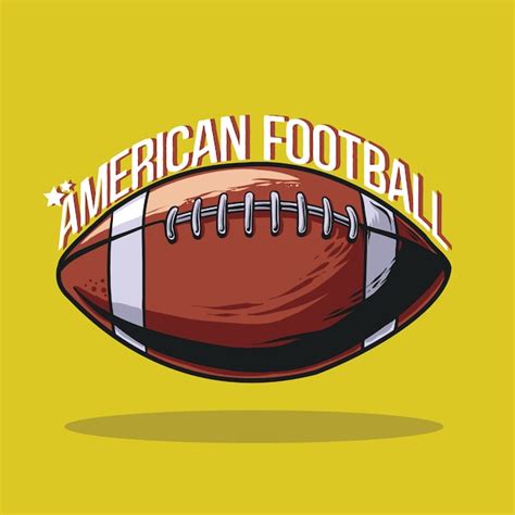 American Football Illustration Premium Vector