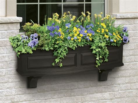 6 bundles artificial flowers lotus outdoor fake flowers for decoration uv resistant no fade faux plastic plants garden porch window box décor (yellow) 4.5 out of 5 stars 1,364 $10.99 $ 10. Decorative Vinyl Window Boxes, Flower Planters and Brackets