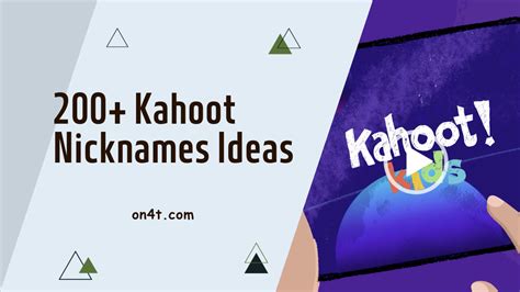 200 Kahoot Funny Nicknames Ideas On4t