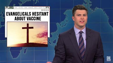 Saturday Night Live Pokes Fun At Evangelical Vaccine Hesitancy