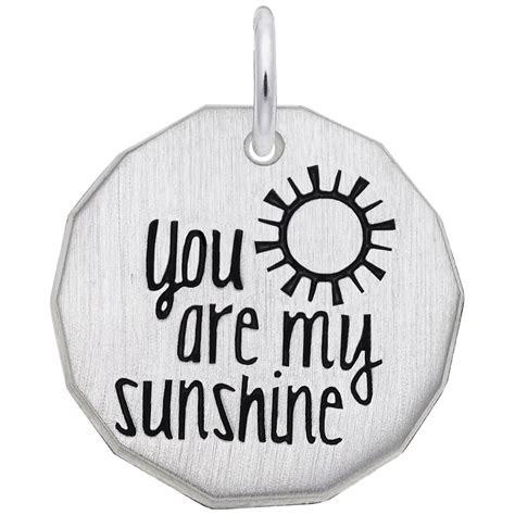 You Are My Sunshine Tag Charm Rembrandt Charms