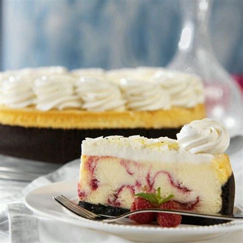 White Chocolate Raspberry Truffle Yummy Cheesecake Cheesecake
