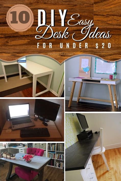 10 Easy Diy Desk Ideas You Can Build For Under 20