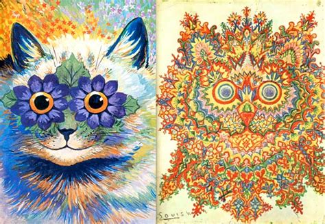 Its important to note that louis wain didn't date most of his drawings, so whether or not there was some sort of mental degradation documented by his i argued that it showed his progression because schizophrenia can result in paranoia. Louis Wain was and English artist who only painted ...