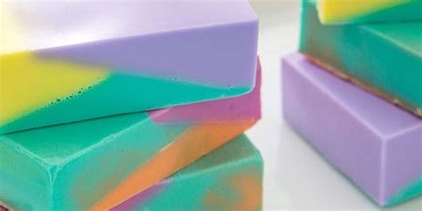 How To Make Modern Color Block Soap Brit Co