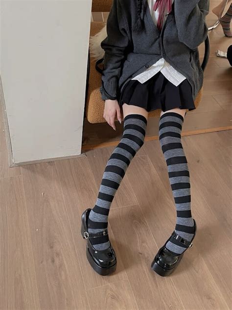 Girl Candy Stripe Stockings Cutiekill