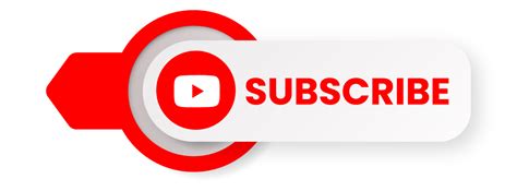 Youtube Subscribe Button Png Vector Jenis Huruf Tulisan Desain Logo